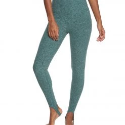 Beyond Yoga Spacedye High Waisted Riding Yoga Leggings Woodland Forest/Light Sage CLOTHING