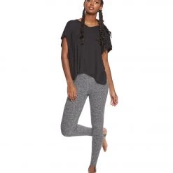 Beyond Yoga Spacedye High Waisted Riding Yoga Leggings Black/White CLOTHING