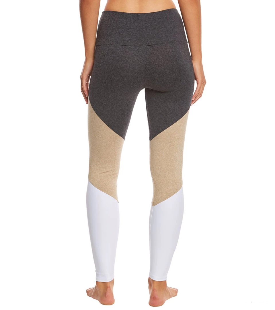 CLOTHING Onzie High Waisted Track Yoga Leggings Taupe Combo 5 CLOTHING Onzie High Waisted Track Yoga Leggings Taupe Combo