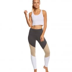 CLOTHING Onzie High Waisted Track Yoga Leggings Taupe Combo 11 CLOTHING Onzie High Waisted Track Yoga Leggings Taupe Combo