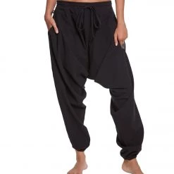 CLOTHING Buddha Pants Savannah Winter Harem Pants Black