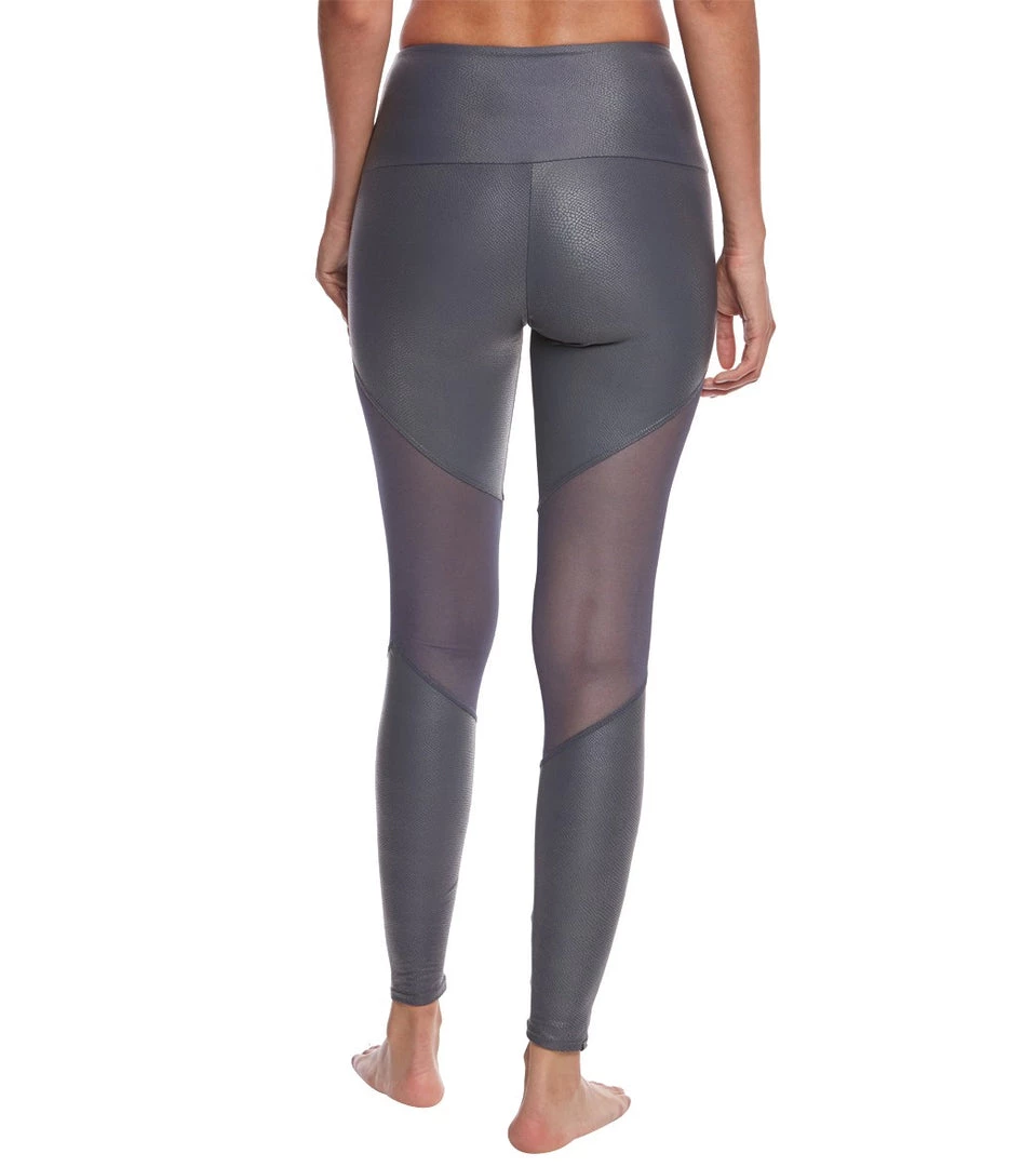 Onzie High Waisted Track Yoga Leggings Slate Venom CLOTHING 5 Onzie High Waisted Track Yoga Leggings Slate Venom CLOTHING