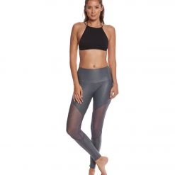 Onzie High Waisted Track Yoga Leggings Slate Venom CLOTHING 12 Onzie High Waisted Track Yoga Leggings Slate Venom CLOTHING