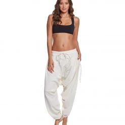 Buddha Pants Savannah Winter Harem Pants Beige CLOTHING