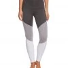 Onzie High Waisted Track Yoga Leggings Slate Combo