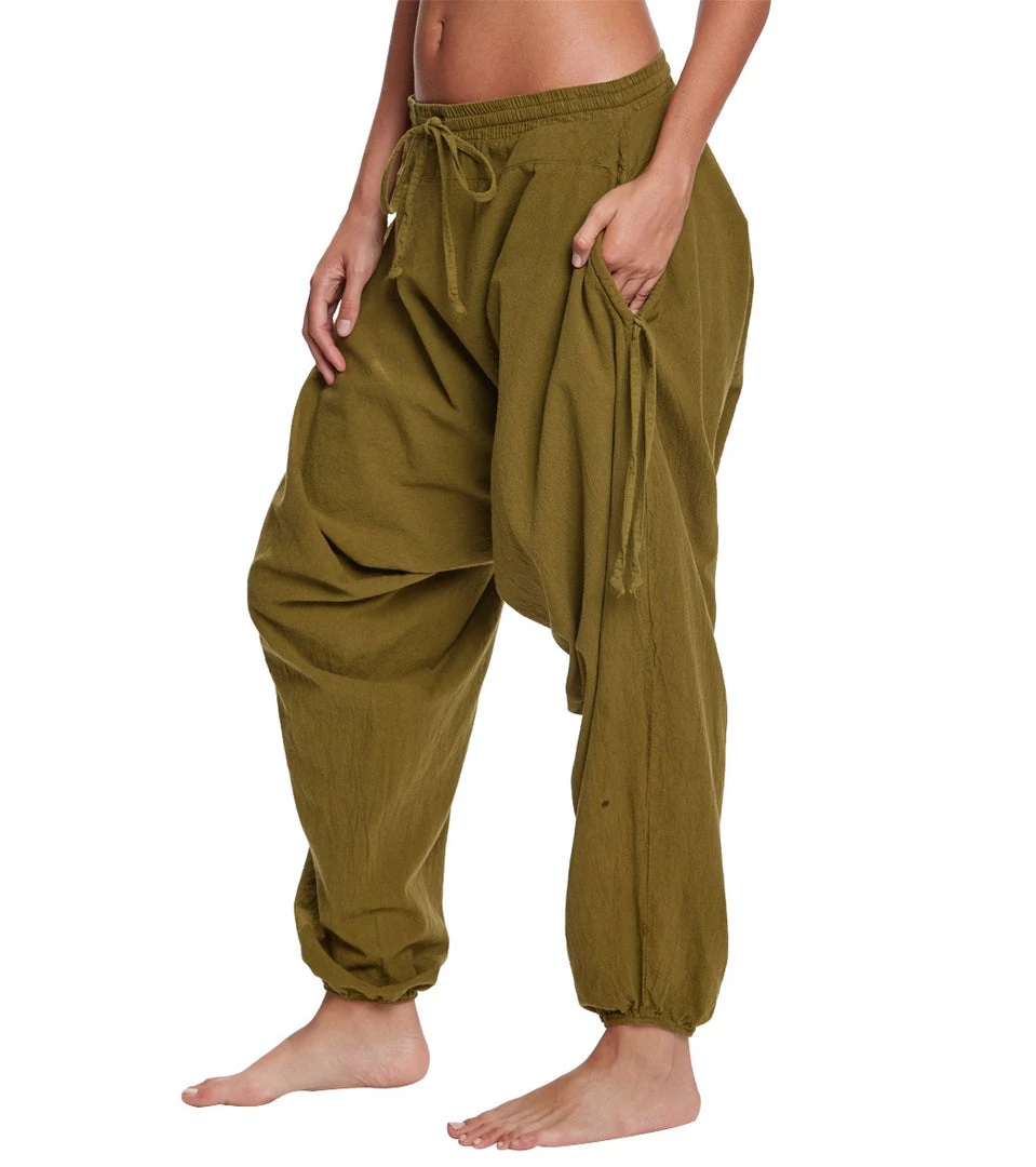 Buddha Pants Savannah Winter Harem Pants Green 4 Buddha Pants Savannah Winter Harem Pants Green