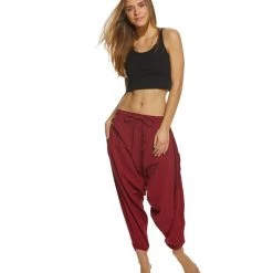 CLOTHING Buddha Pants Savannah Winter Harem Pants Red