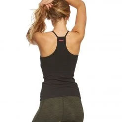 CLOTHING Hard Tail Open Air Support Tank Black