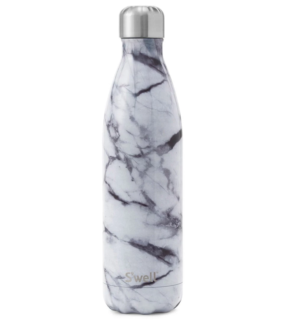 S'well White Marble 25oz Stainless Steel Water Bottle White Marble ACCESSORIES 7 S'well White Marble 25oz Stainless Steel Water Bottle White Marble ACCESSORIES