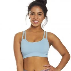 NUX Meditate Seamless Yoga Sports Bra Sky High