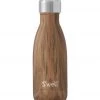 S'well Teakwood 9oz Stainless Steel Water Bottle ACCESSORIES