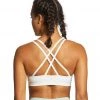 NUX Meditate Seamless Yoga Sports Bra White CLOTHING