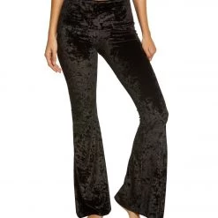 Onzie Bell Flare Yoga Pants Black Velvet CLOTHING