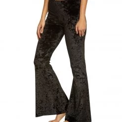 Onzie Bell Flare Yoga Pants Black Velvet CLOTHING