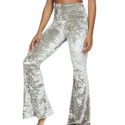 CLOTHING Onzie Bell Flare Yoga Pants Dust Crushed Velvet 13 CLOTHING Onzie Bell Flare Yoga Pants Dust Crushed Velvet