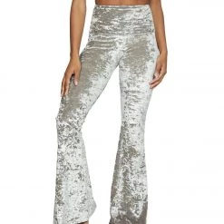 CLOTHING Onzie Bell Flare Yoga Pants Dust Crushed Velvet 15 CLOTHING Onzie Bell Flare Yoga Pants Dust Crushed Velvet