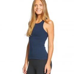 CLOTHING Hard Tail Open Back Support Tank Top Past Midnight