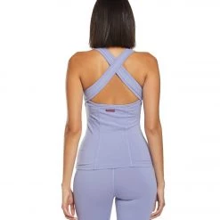 Hard Tail Open Back Support Tank Top Aster