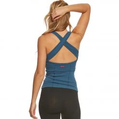 Hard Tail Open Back Support Tank Top River