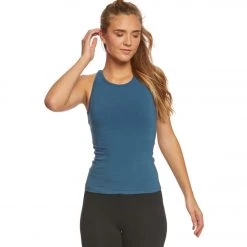 Hard Tail Open Back Support Tank Top River
