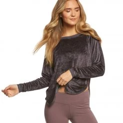 Hard Tail Velvet Raglan Shoulder Slide After Yoga Pullover Earl Gray 13 Hard Tail Velvet Raglan Shoulder Slide After Yoga Pullover Earl Gray