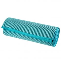YOGA MATS & PROPS Hugger Mugger The Yoga Mat Towel 72" 1.6mm Teal