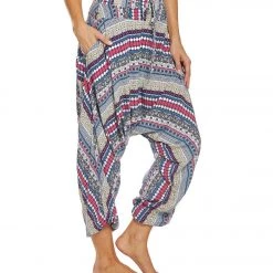 CLOTHING Buddha Pants Elephants Harem Pants Pink