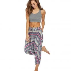 CLOTHING Buddha Pants Elephants Harem Pants Pink