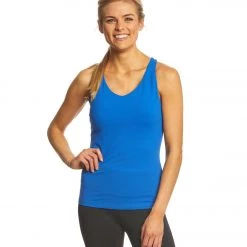 PrAna Verana Yoga Support Tank Top Island Blue CLOTHING