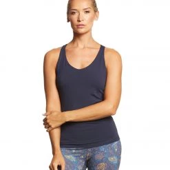 PrAna Verana Yoga Support Tank Top Nautical CLOTHING