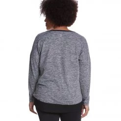 Balance Collection Plus Alexa Pullover Heather Black