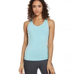 CLOTHING PrAna Verana Yoga Support Tank Top Iced Aqua