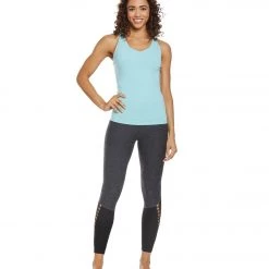 CLOTHING PrAna Verana Yoga Support Tank Top Iced Aqua