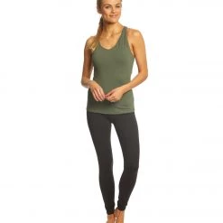 PrAna Verana Yoga Support Tank Top Forest Green CLOTHING 11 PrAna Verana Yoga Support Tank Top Forest Green CLOTHING