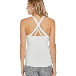 CLOTHING PrAna Verana Yoga Support Tank Top Moon Light