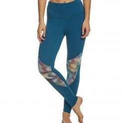 Beyond Yoga Prismatic High Waisted Midi Yoga Leggings Deep Sapphire CLOTHING