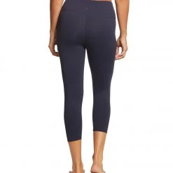 PrAna Transform High Waisted Yoga Capris Nautical CLOTHING