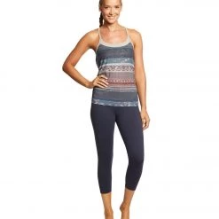 PrAna Transform High Waisted Yoga Capris Nautical CLOTHING