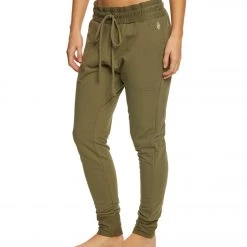 Free People Movement Sunny Skinny Sweat Pants Army 9 Free People Movement Sunny Skinny Sweat Pants Army