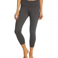 PrAna Transform High Waisted Yoga Capris Charcoal Heather