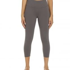 PrAna Transform High Waisted Yoga Capris Granite CLOTHING