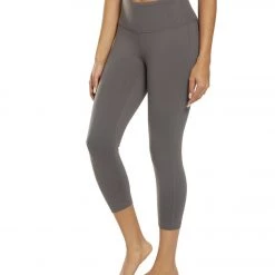 PrAna Transform High Waisted Yoga Capris Granite CLOTHING