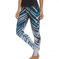 Beyond Yoga Lux High Waisted Chevron Midi Yoga Leggings Painted Chevron
