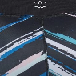 Beyond Yoga Lux High Waisted Chevron Midi Yoga Leggings Painted Chevron