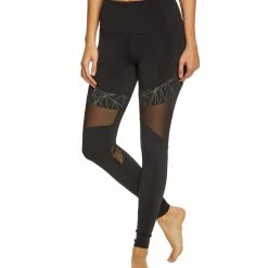 Onzie High Waisted Royal Yoga Leggings Reflective CLOTHING