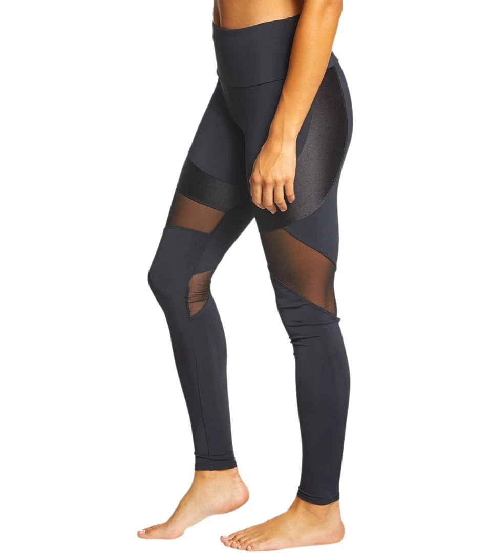 Onzie High Waisted Royal Yoga Leggings Black 8 Onzie High Waisted Royal Yoga Leggings Black