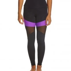 CLOTHING Onzie High Waisted Royal Yoga Leggings Electric Purple Combo