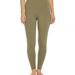 PrAna Transform High Waisted Yoga Leggings Rye Green