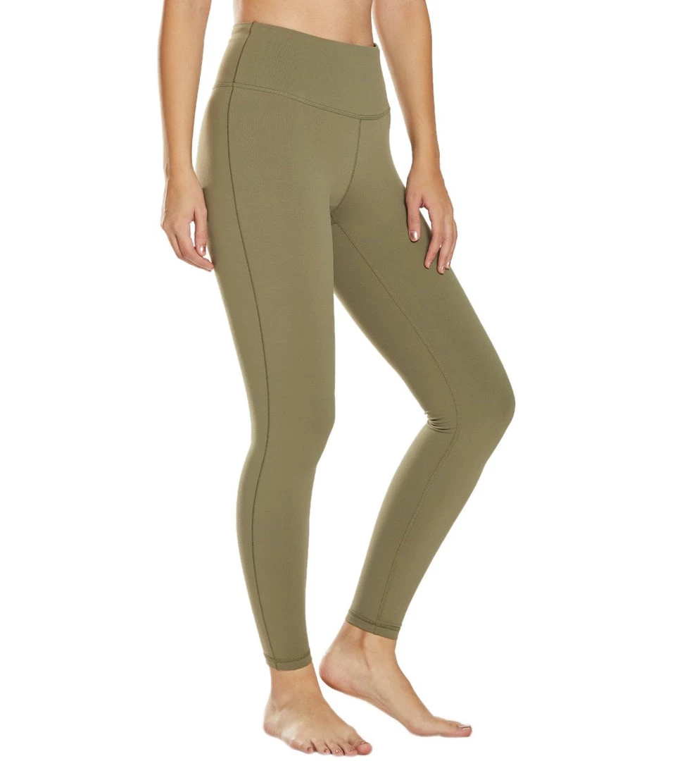 PrAna Transform High Waisted Yoga Leggings Rye Green 4 PrAna Transform High Waisted Yoga Leggings Rye Green