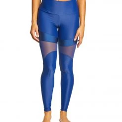Onzie High Waisted Royal Yoga Leggings Navy CLOTHING